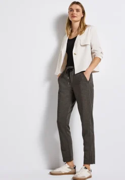 Loose Fit gemêleerde broek