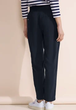 Loose fit viscose broek