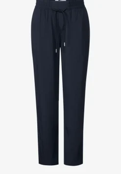 Loose fit viscose broek