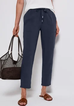 Loose Fit broek met structuur