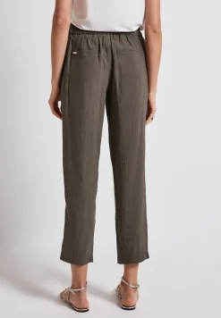 Loose Fit broek met structuur