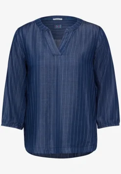 Lyocell denim blouse