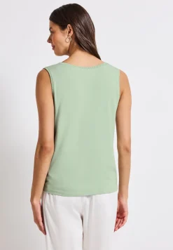 Materiaalmix top met tape
