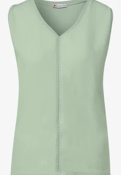 Materiaalmix top met tape