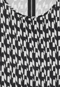 Materiaalmix T-shirt