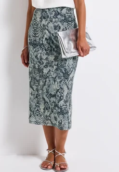 Mesh rok met patroon