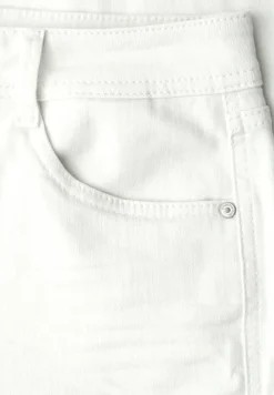 Mid Waist broek met wijde pijpen in casual pasvorm