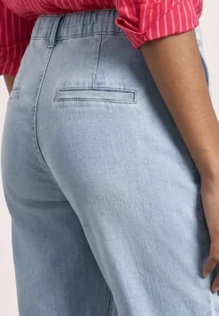 Mid Waist jeans in chino-look