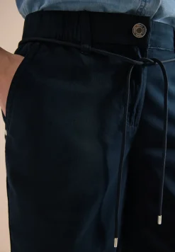 Mid Waist shorts met wijde pijpen in Loose Fit