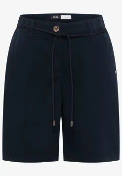Mid Waist shorts met wijde pijpen in Loose Fit