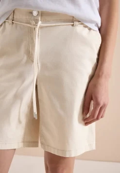 Mid Waist shorts met wijde pijpen in Loose Fit