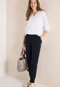 Mid Waist Slim Legs broek in cargo-look