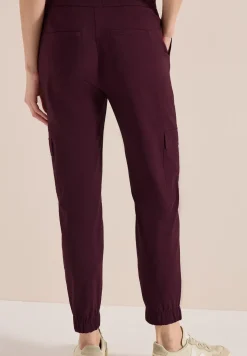 Mid Waist Slim Legs broek in cargo-look