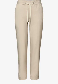 Mid Waist Slim Legs broek in Loose Fit