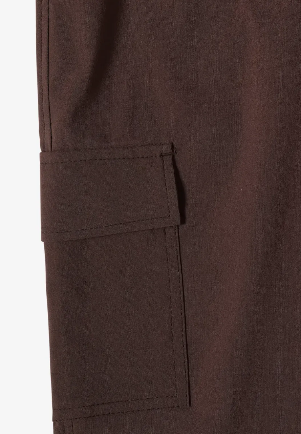 Mid Waist Slim Legs broek in cargo-look