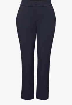Mid Waist Slim Legs broek in Loose Fit