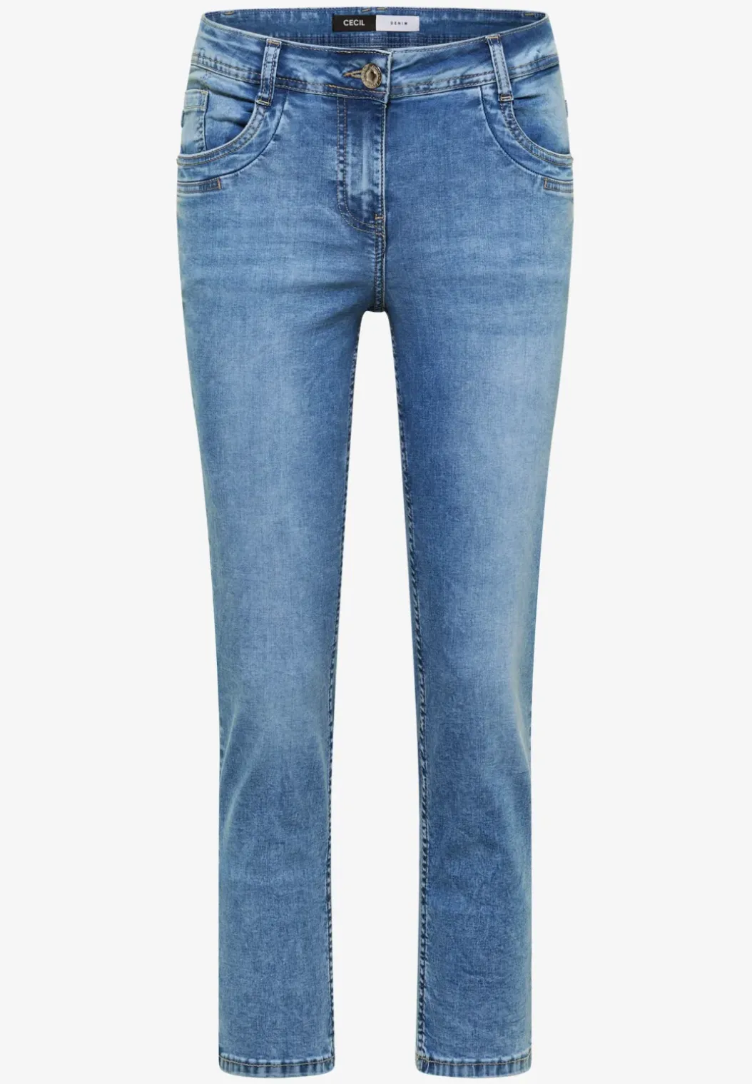 Mid Waist Slim Legs jeans in casual fit
