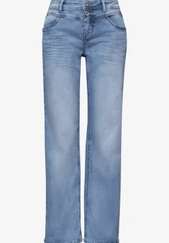 Mid Waist straight leg jeans in casual fit