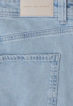 Mid Waist Wide Legs jeans met decoratieve zoom