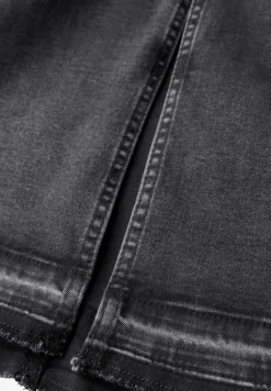 Midi denim rok