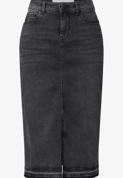 Midi denim rok