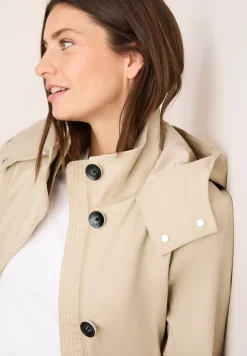 Midi trenchcoat