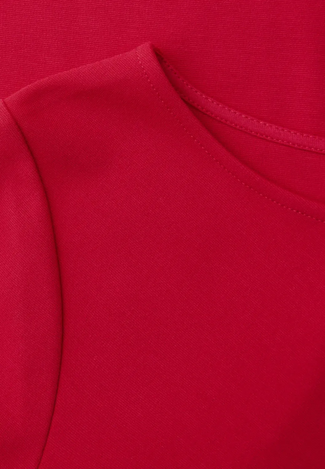 Midi-jurk met knoopdetail
