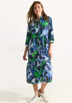 Midi-jurk met print