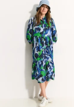 Midi-jurk met print