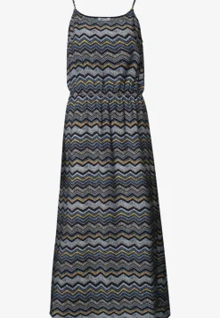 Midi-jurk met zigzagpatroon