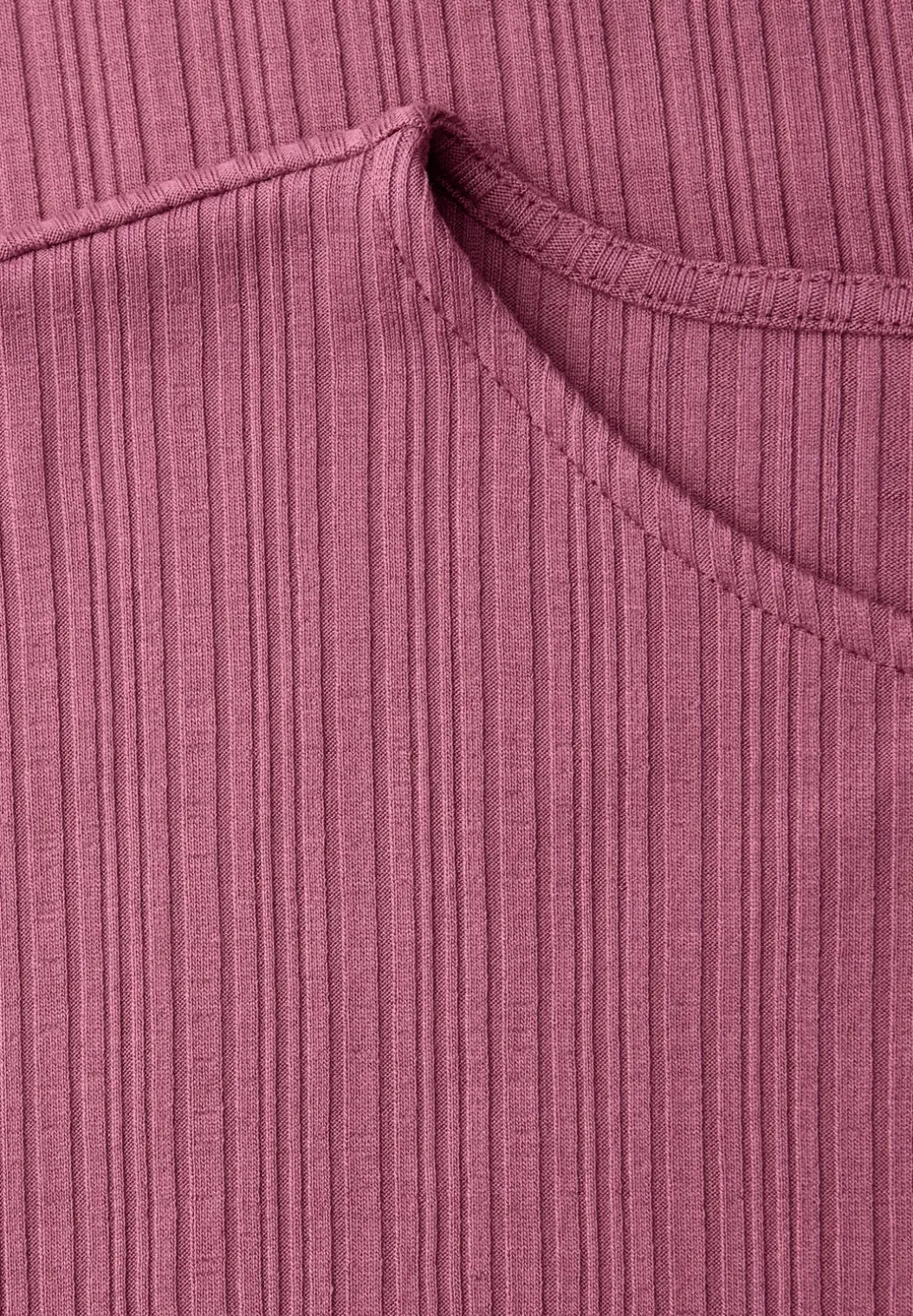 Midi-jurk van geribbelde jersey