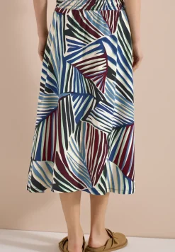 Midirok met grafisch patroon