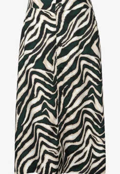 Midi-rok met knoopsluiting