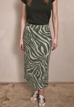 Midirok met zebrapatroon
