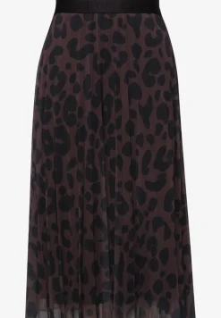 Midirok van mesh met print