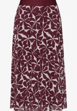 Midirok van mesh met print