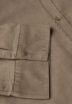 Mini corduroy overhemd blouse