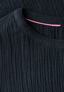 Mousseline jurk in effen kleur
