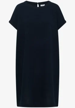 Mousseline jurk met korte mouwen