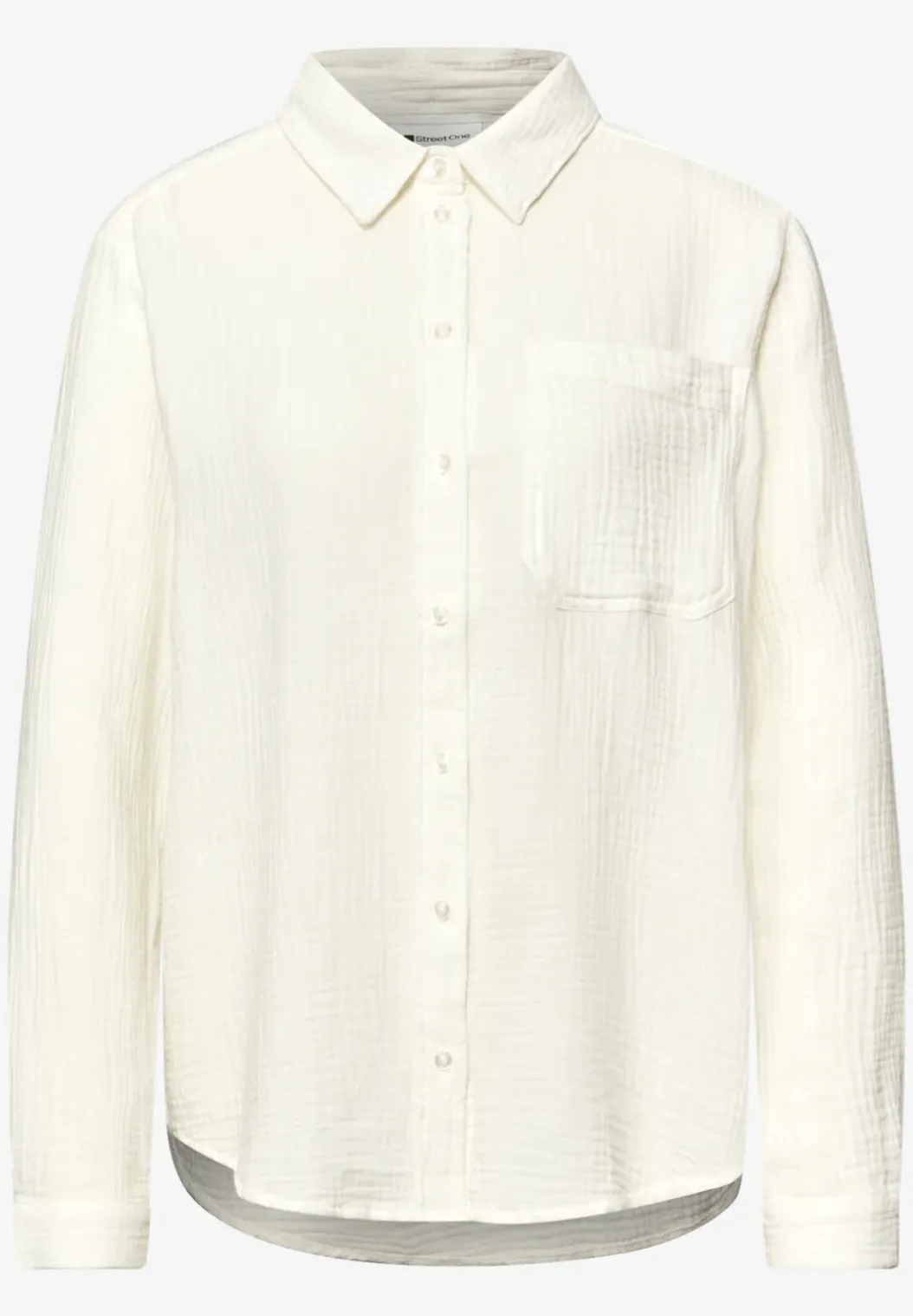 Mousseline overhemd blouse