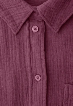 Mousseline overhemd blouse