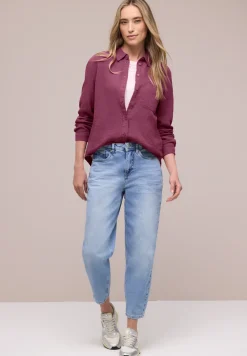 Mousseline overhemd blouse