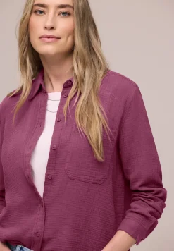 Mousseline overhemd blouse