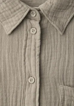 Mousseline overhemd blouse