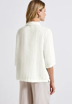 Mousseline overhemd blouse