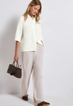 Mousseline overhemd blouse