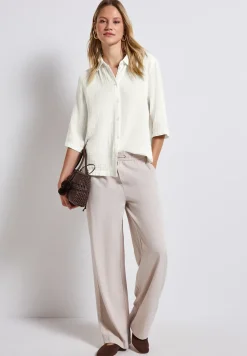 Mousseline overhemd blouse