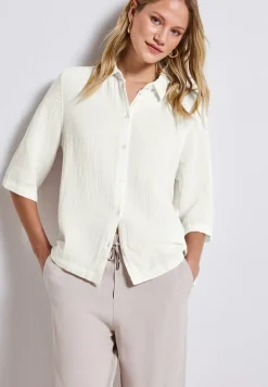 Mousseline overhemd blouse