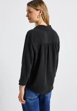 Mousseline overhemd blouse