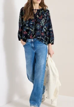 3/4-mouwen blouse met bloemenpatroon